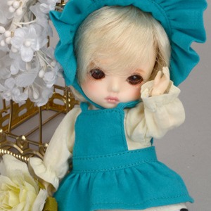 [Bebe Doll.휴쥬베이비] Bebe Doll Size - AB-24 멜빵원피스(민트)