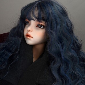 (13-14) Velladia Wig (D Blue)[E1-1-3]