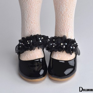 [140mm] Lusion Doll Shoes - SPO Shoes (Black)