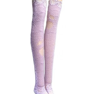 12&quot; Size - TX Lace Knee Socks (L Violet)
